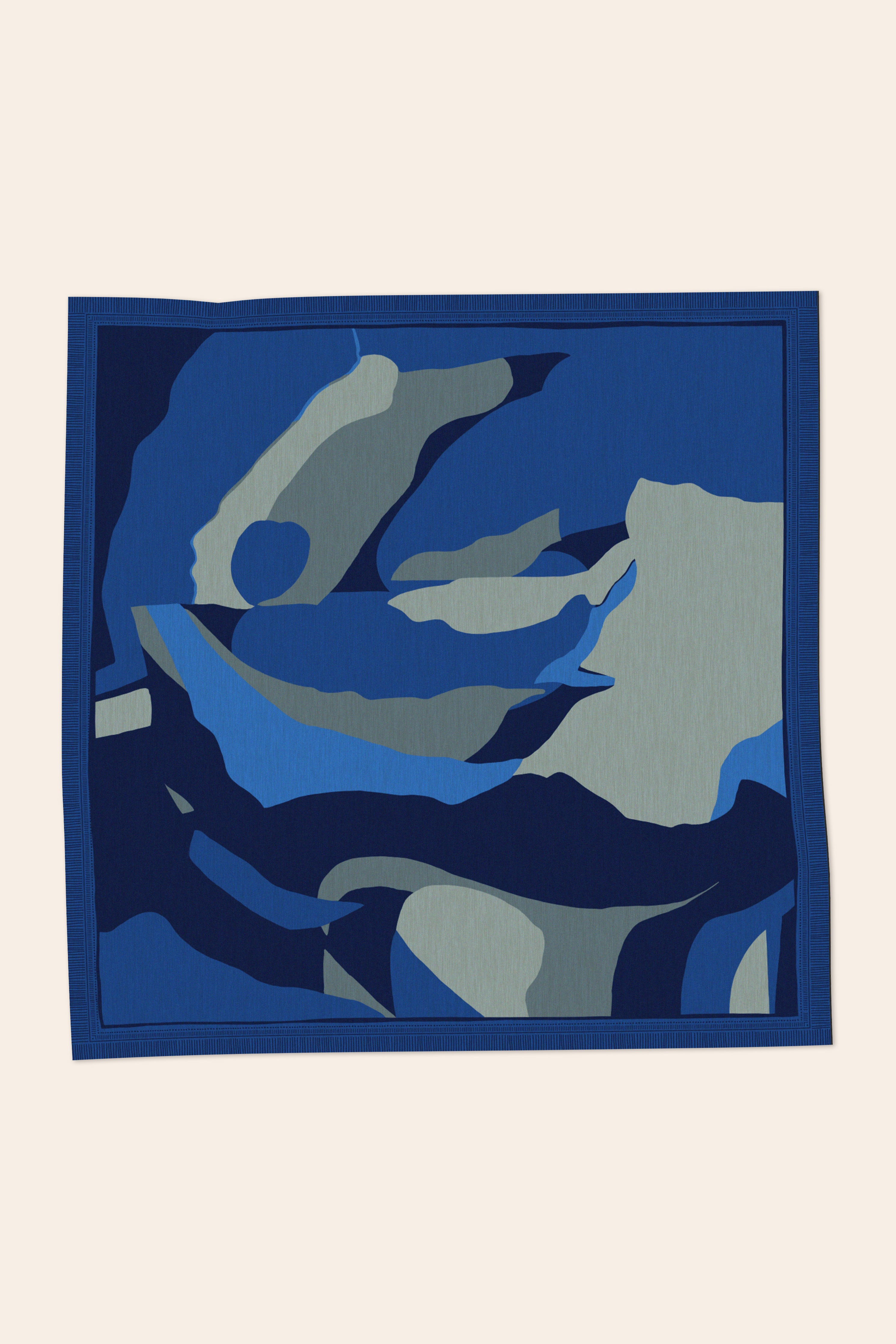 Foulard Laine - Divine - Bleu
