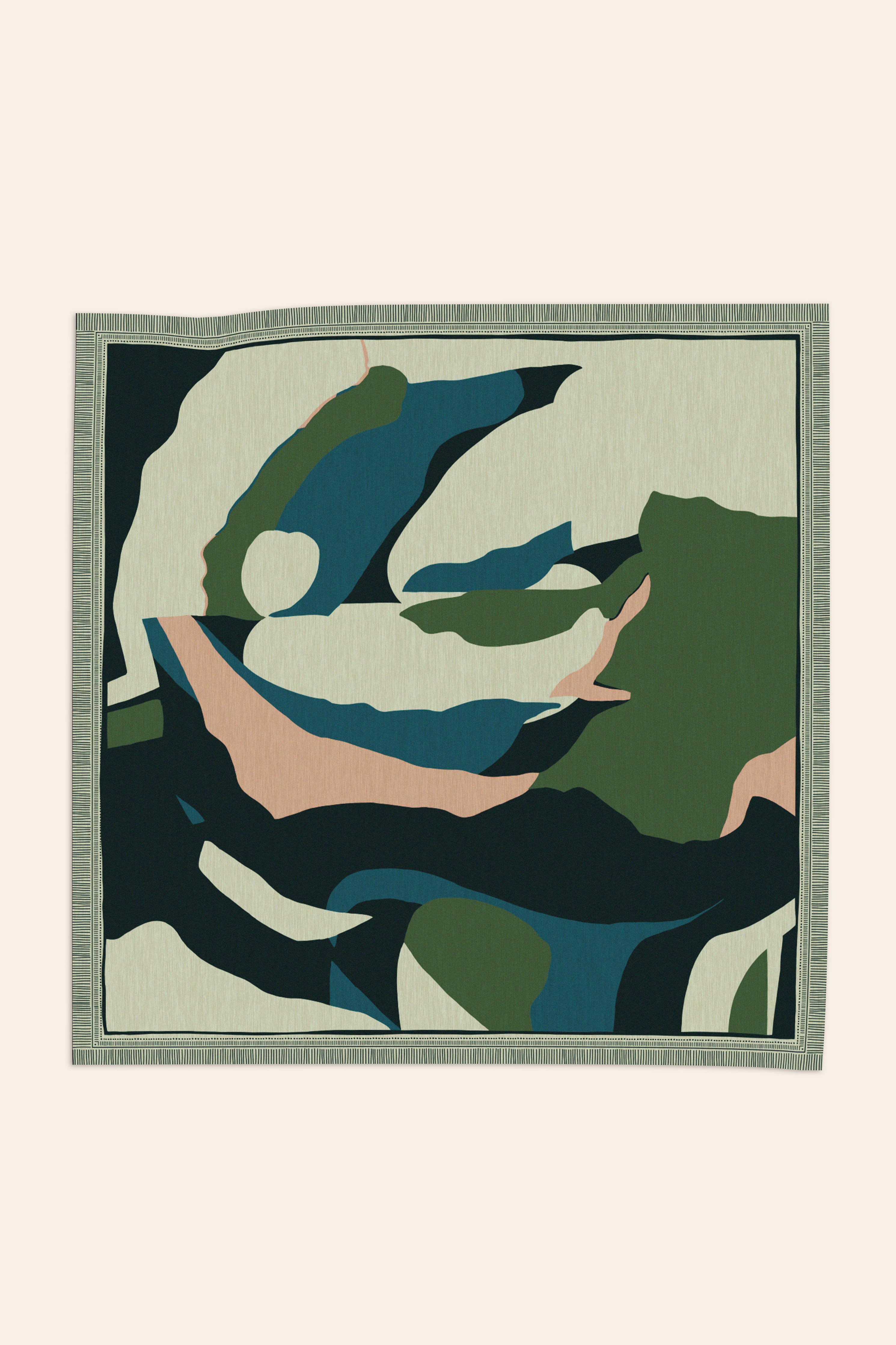 Foulard Laine - Divine - Vert