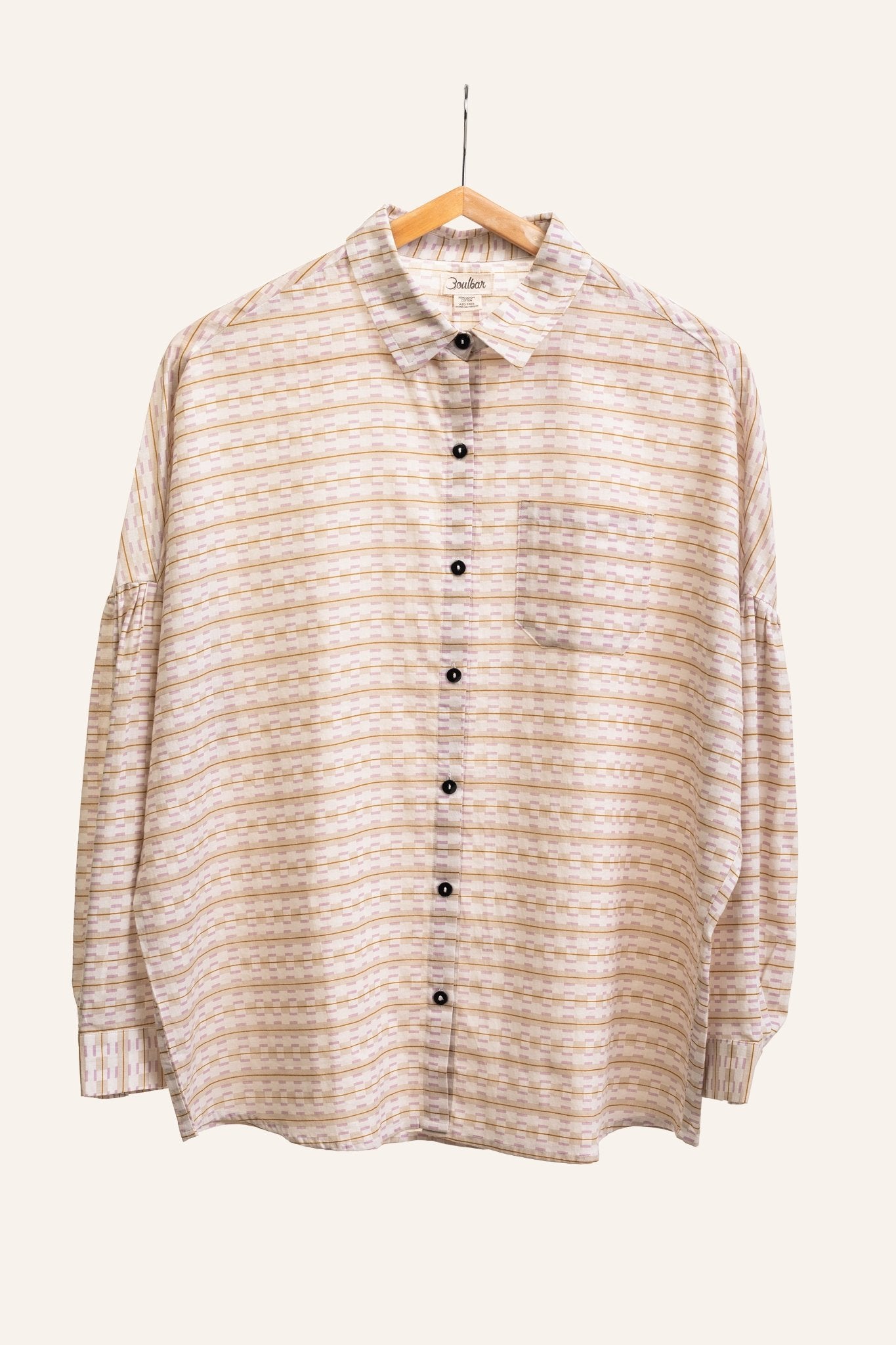 Chemise en coton Beige - Vivi - boulbar.fr