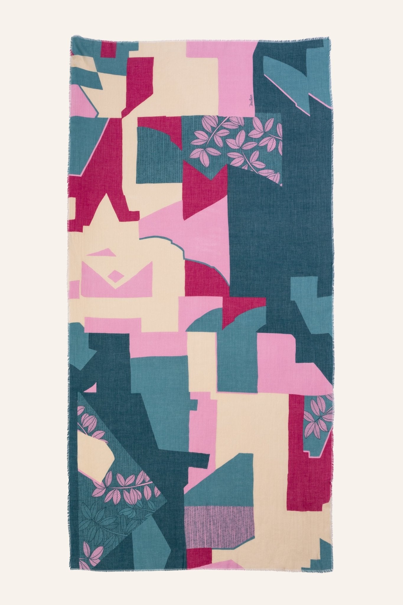 Echarpe coton bio En haut - Vert - boulbar.fr