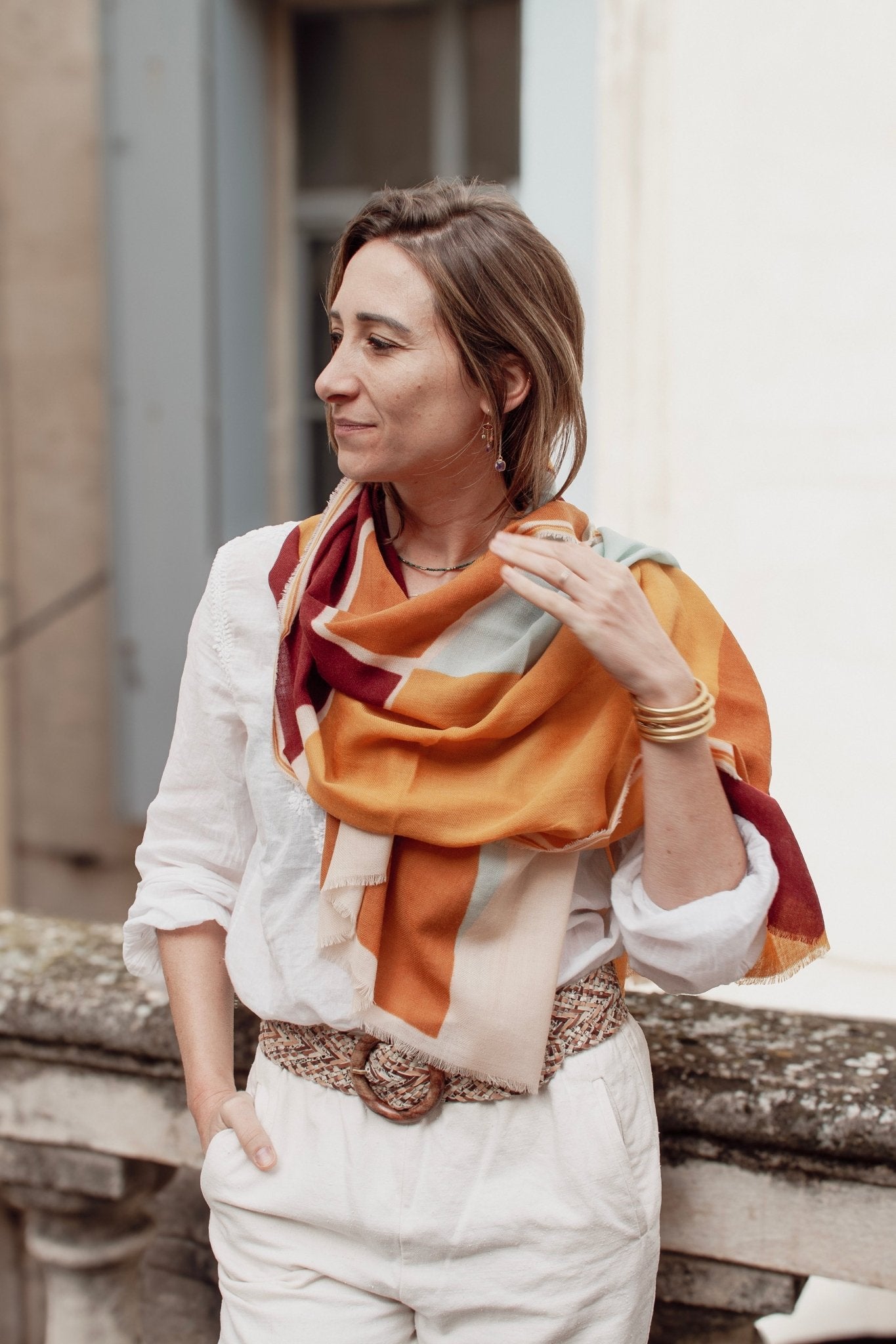 Écharpe Laine - Nocturne - Gold - boulbar.fr