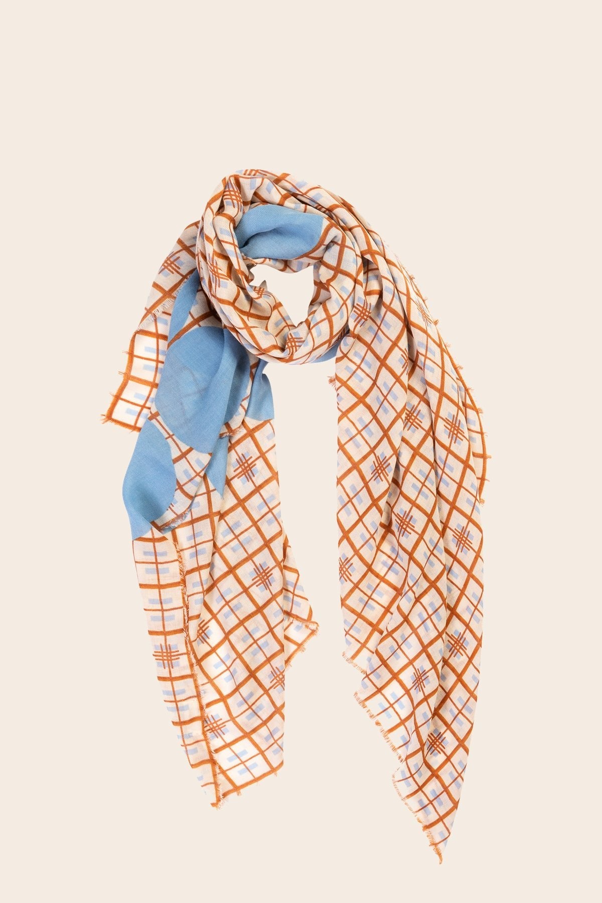 Écharpe Laine - superposé - beige - boulbar.fr