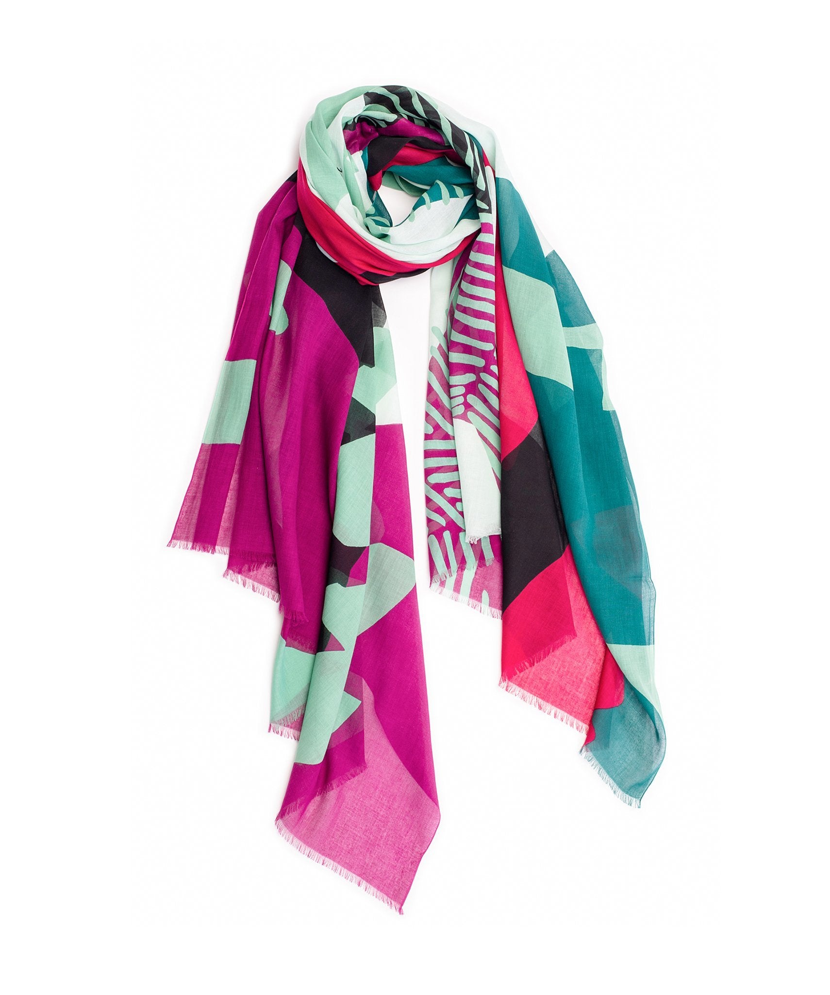 Écharpe Symphonie - Magenta - boulbar.fr