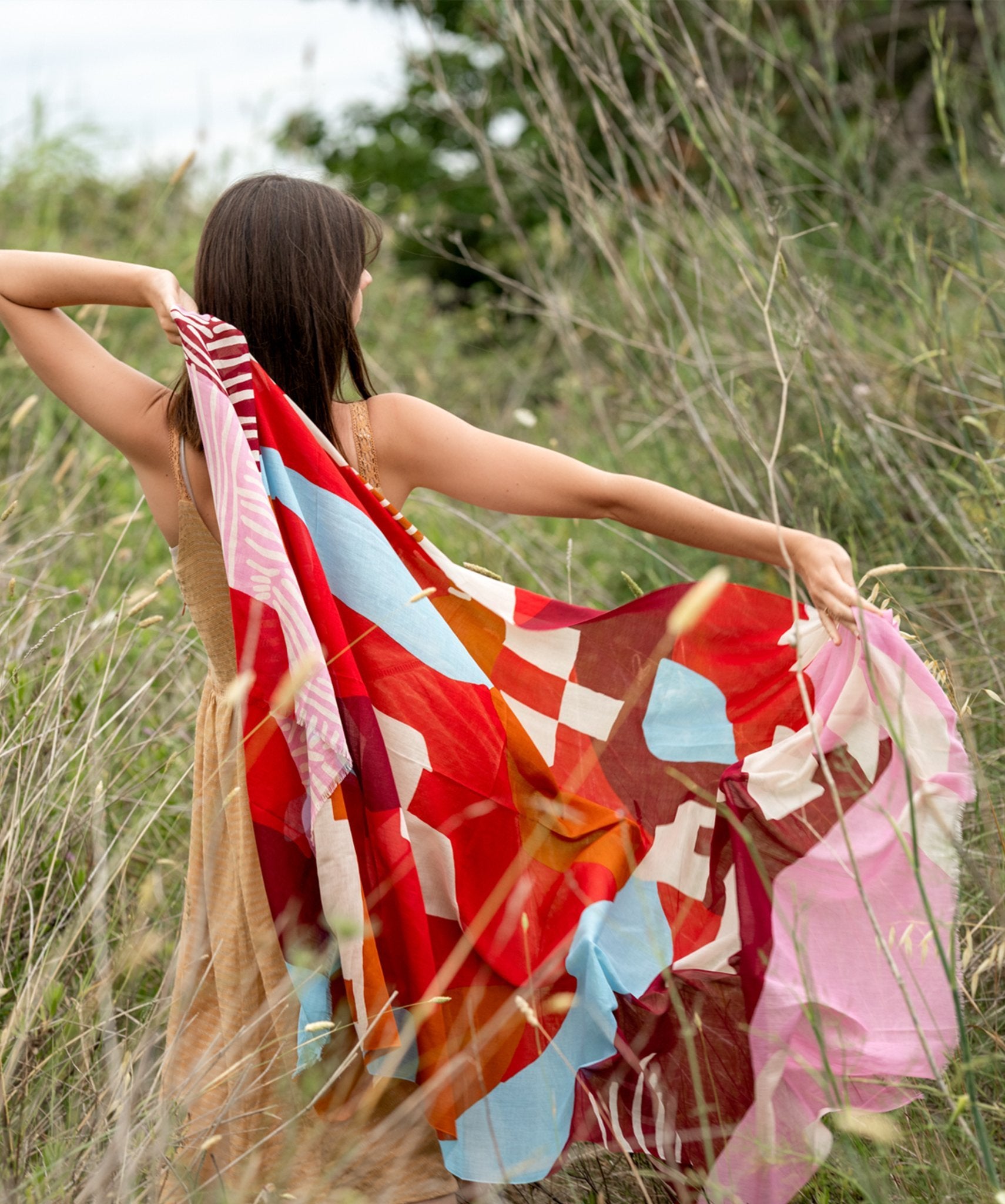 Écharpe Symphonie - Rouge - boulbar.fr