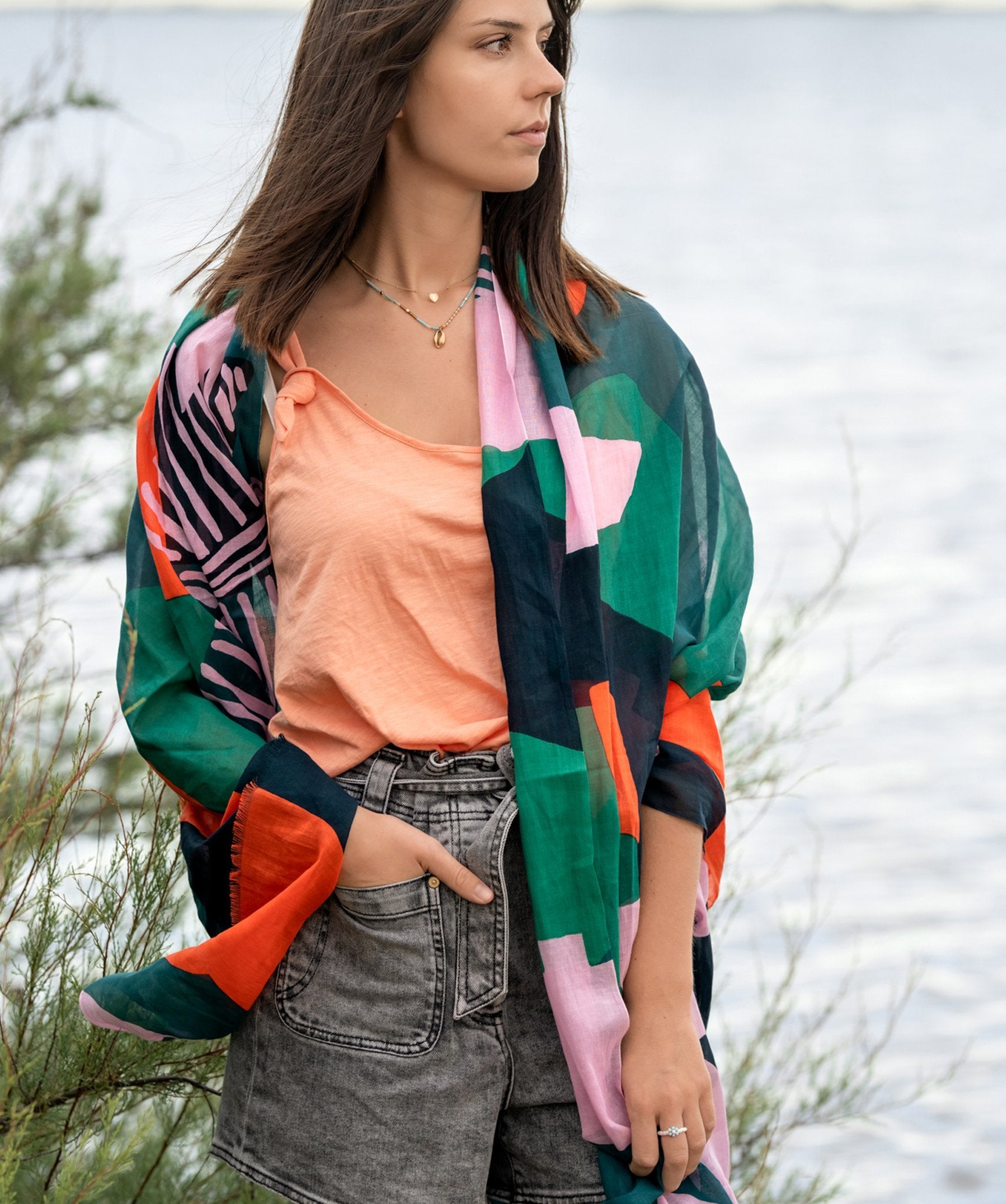boulbar style foulard echarpe femme