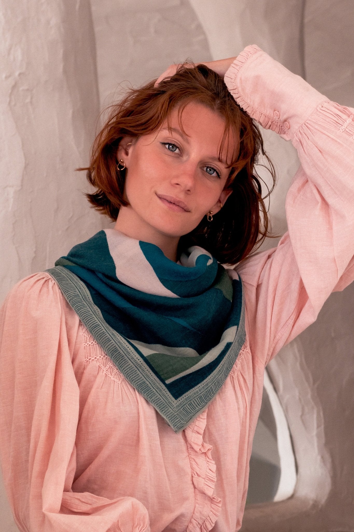 Foulard Laine - Divine - Vert - boulbar.fr