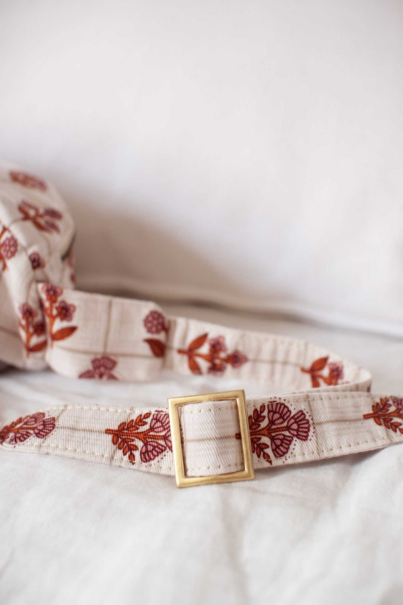 Sac banane coton - Écossais rose - boulbar.fr