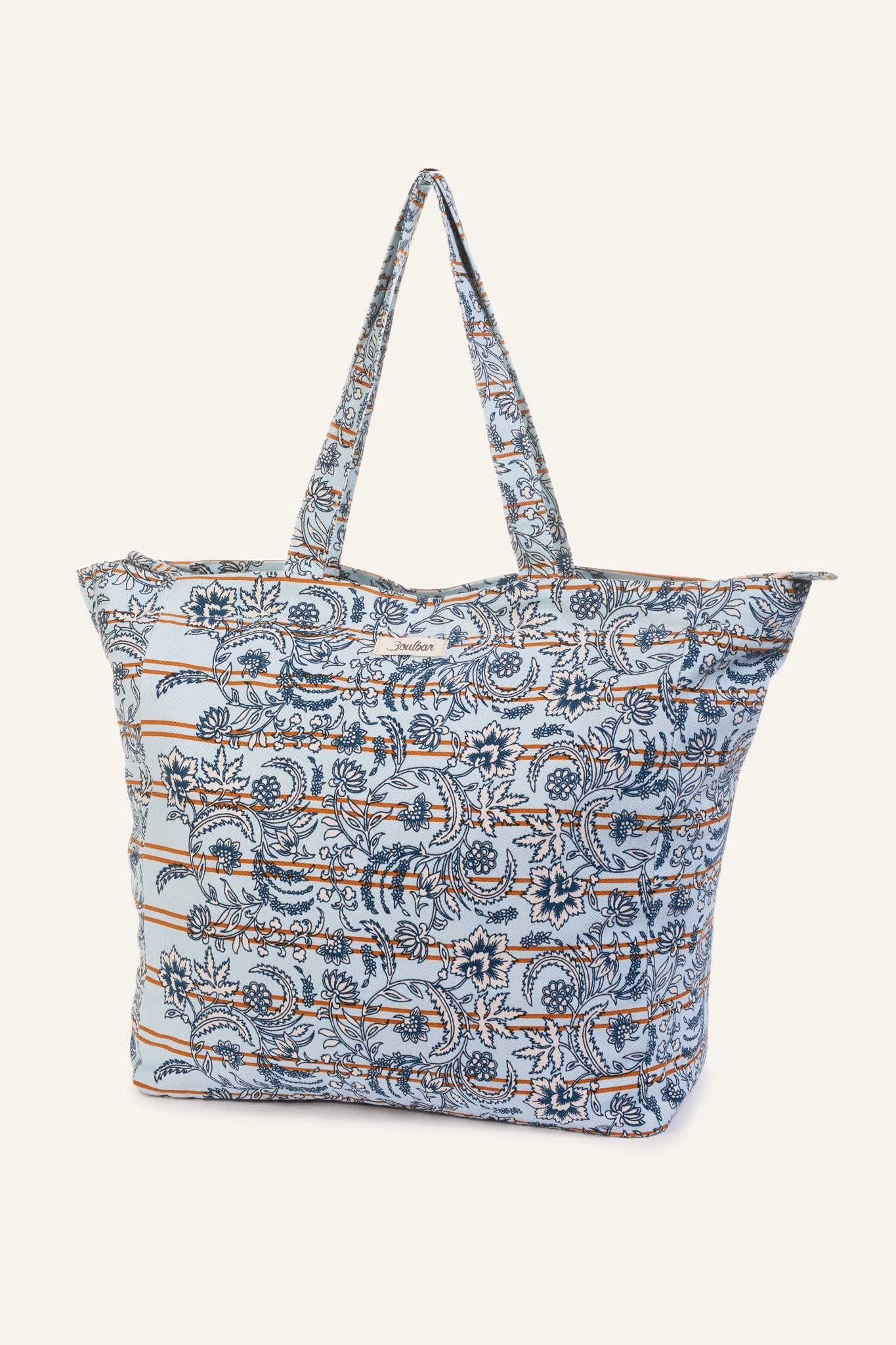 Sac cabas bleu - Sari - boulbar.fr