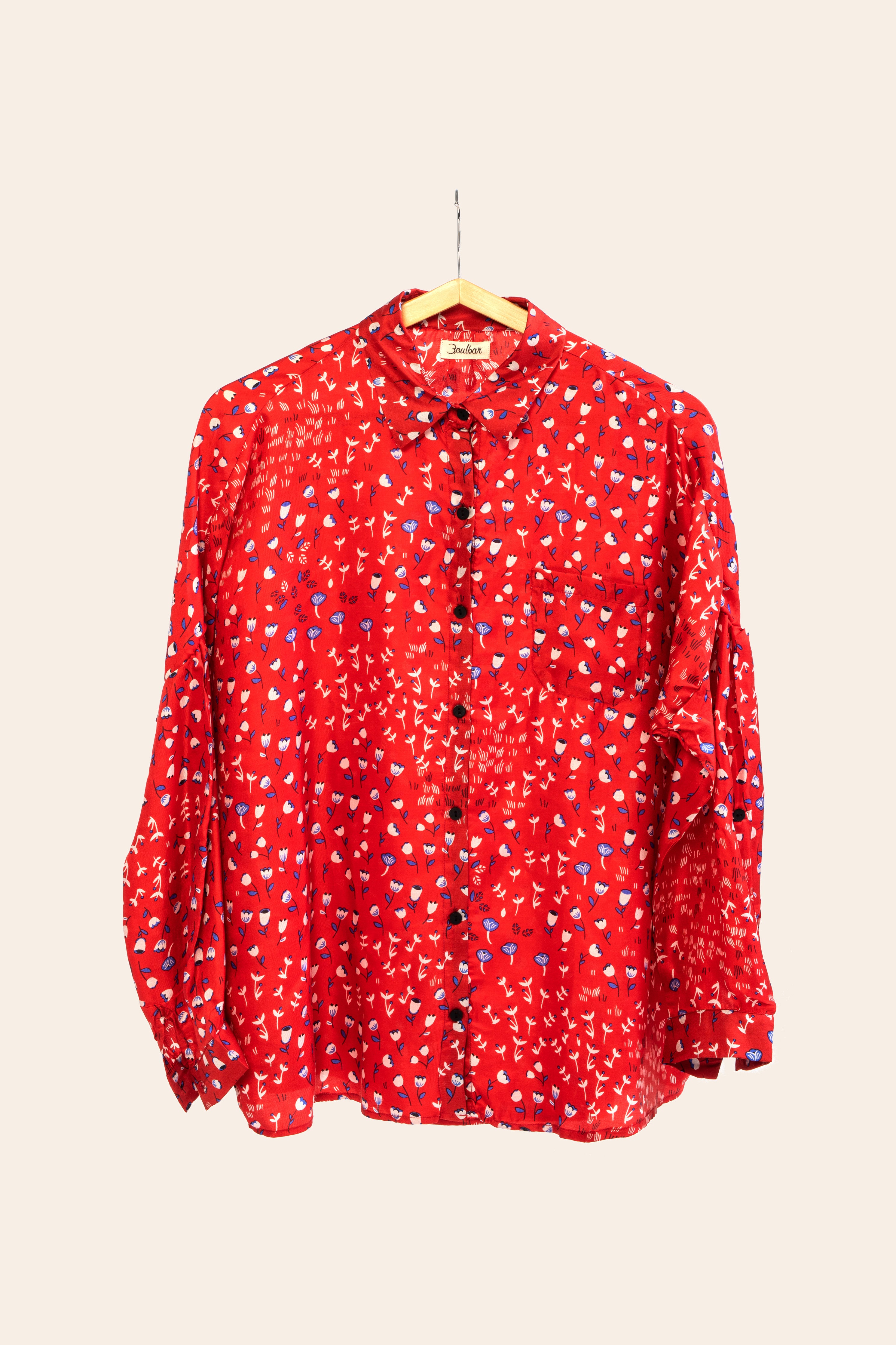 Silk shirt - Spring - Red