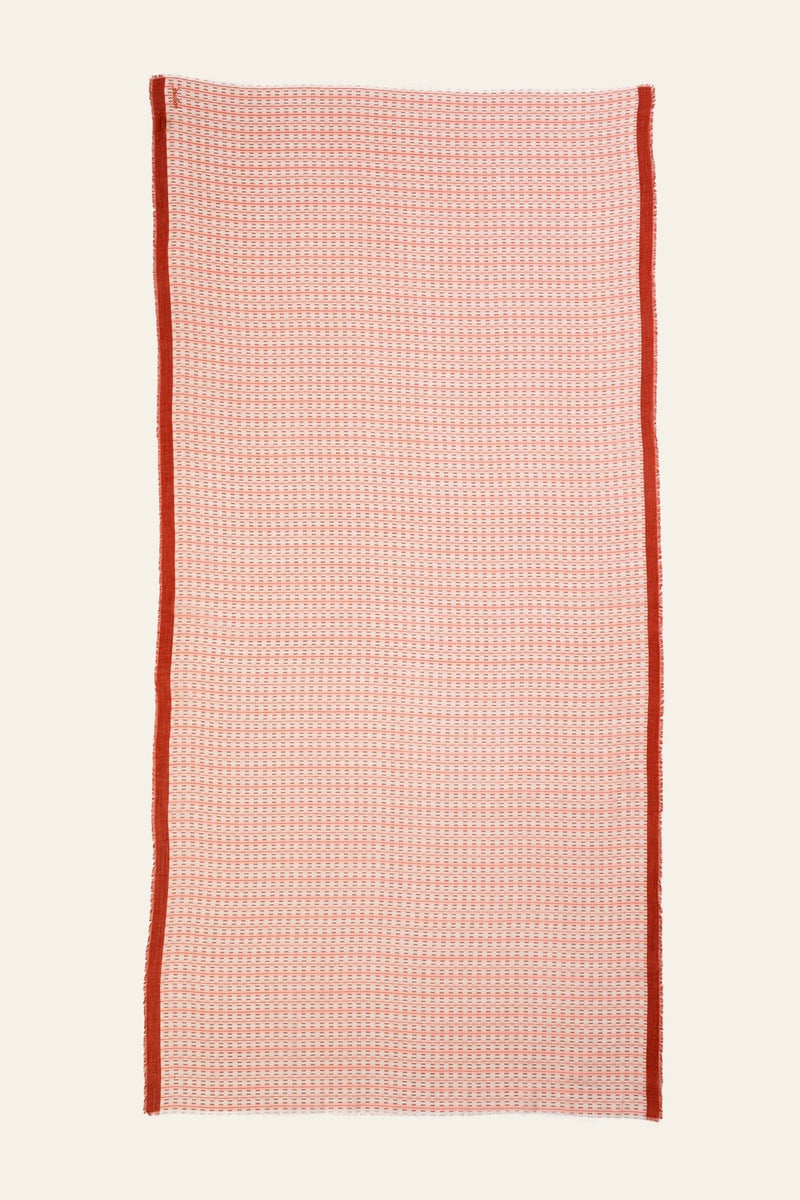 Echarpe coton bio Vivi - rose - boulbar.fr