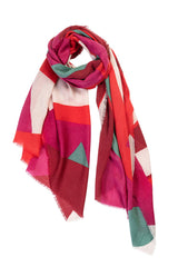 Écharpe Laine - agité - rouge - boulbar.fr