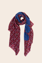 Écharpe Laine - superposé - magenta - boulbar.fr