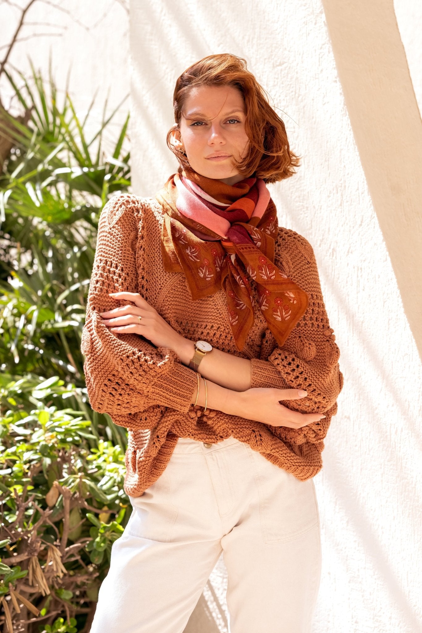 Foulard Laine - Coloriage - Camel - boulbar.fr