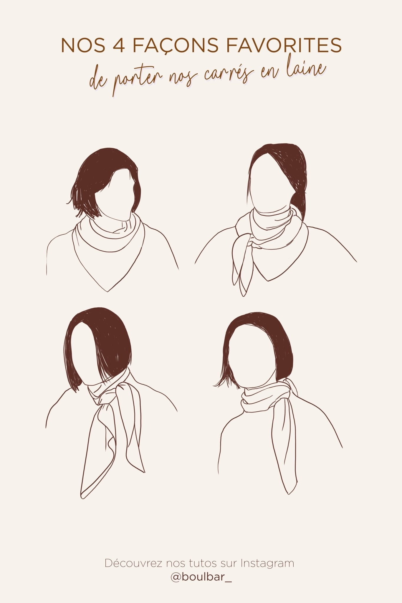 Foulard Laine - Divine - Vert - boulbar.fr