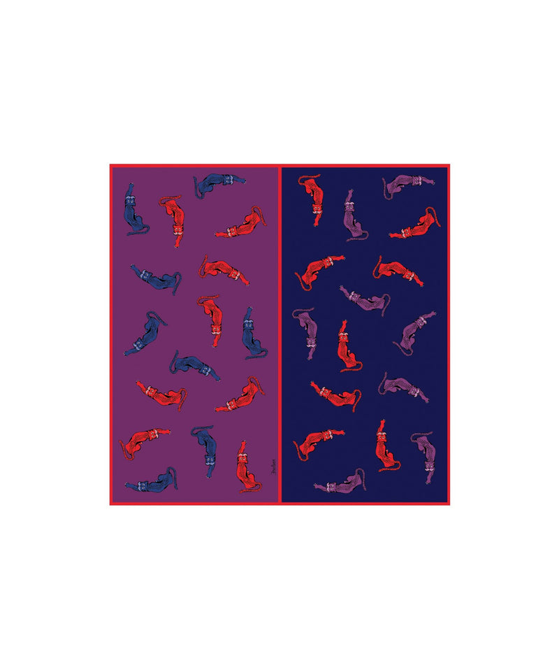 Foulard Tigre - Violet - boulbar.fr