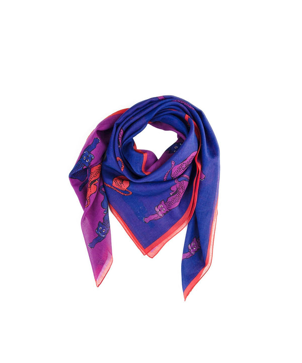 Foulard Tigre - Violet - boulbar.fr