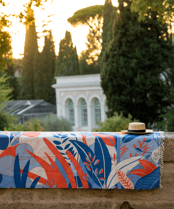 Fouta - Eucalyptus - Orange - boulbar.fr